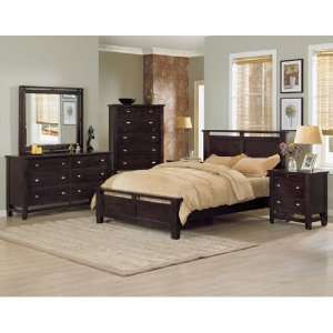  Simply Living Mahogany Panel Bedroom Set (Queen) by 