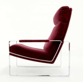 Very Nice Mohair Upholstery Lounge Chair Baughman Decor  