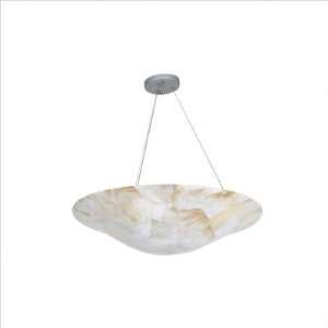 Varaluz 178P04A Sustainable Shell Big Pendant   Four Light with Kabebe