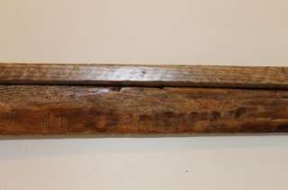 185 hand hewn barn beam rustic log shelf, 1800s Ash, primitive 
