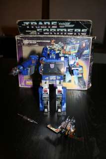 Transformers Decepticon Soundwave Vintage 1984 Toy G1 in Box 80s 