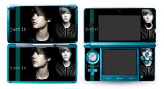 Justin Bieber Sticker Skin for Nintendo 3DS N3DS Decal Covers vinyl 