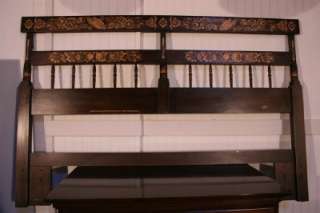   Paint Decorated Mahogany Bedroom Set Dresser Chest Nightstands  
