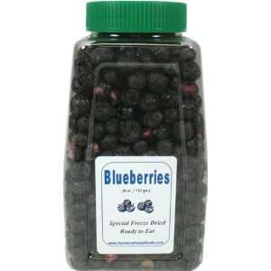 Harmony House Foods Freeze Dried Blueberries, whole (4 oz, Quart Size 