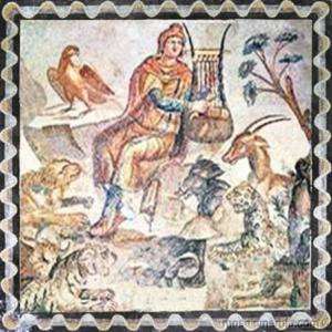 Orpheus Playing To The Animals, Roman Mosaic Masterpiec  