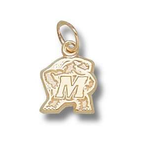  Maryland Terrapins 3/8in 14k Charm/14kt yellow gold 