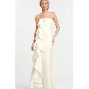   Chiffon Strapless Hot Sell Beach Bridal Dress 2011 New Arrival Style