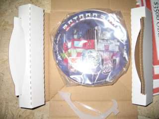 Transformers BOTCON 2000 Dinner Plate, SIGNED  
