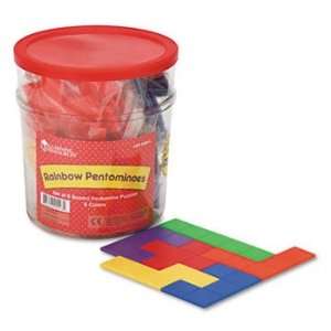  Learning Resources LER02866   Rainbow Premiere Pentominoes 