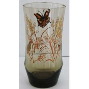  *VINTAGE* BUTTERFLY DRINKING GLASSES ~ SET OF 8 ~ Eight 