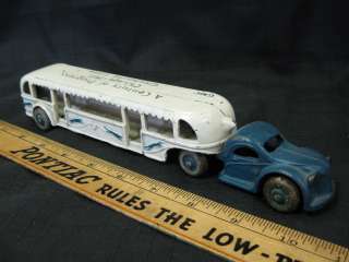1933 ARCADE Cast Iron GMC Century of Progress Bus Toy  