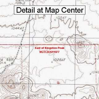  USGS Topographic Quadrangle Map   East of Kingston Peak 