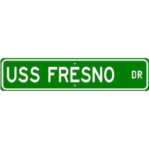 USS FRESNO LST 1182 Street Sign   Navy