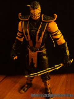 Mortal Kombat 6 SCORPION loose Complete 2011 MK9 (Jazwares)  