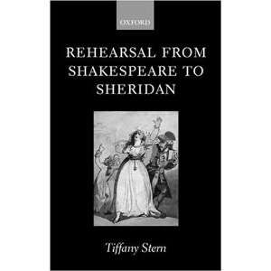  Rehearsal from Shakespeare to Sheridan ( Hardcover ) by 