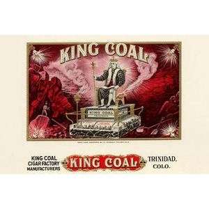    Paper poster printed on 12 x 18 stock. King Coal