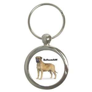  Bullmastiff Key Chain (Round)