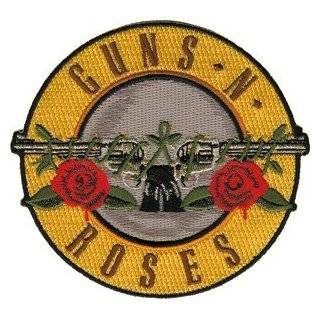Guns N Roses Rock Music Band Patch   Bullet & Roses by cd