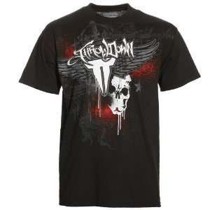  Throwdown Black Death Crown T shirt