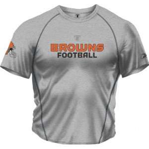   Browns Charcoal Youth Speedwick Equipment Tee