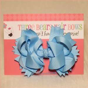  Funky Boutique Hair Bow in blue Beauty