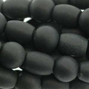 Blackstone  Frosted Barrell/Round Plain, Sold by 16 Inch Strand with 