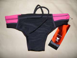   Swimwear /Swim Brief BLACK +PINK side 30 100%Authentic BEST VALUE