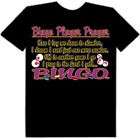 BINGO Player Prayer Funny Black T Shirt items in Mr Tee 1980 store on 