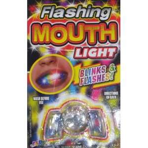Ja Ru Flashing MOUTH LIGHT Blinks and Flashes with 4 Flashing Colors