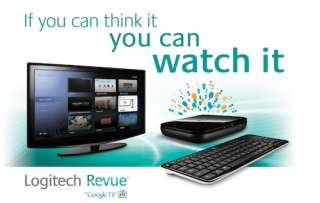Brand New in Box Logitech Revue With Google TV + Keyboard Android 3.1 