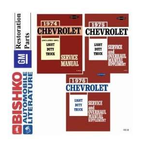  1974 1975 1976 CHEVY GMC PICKUP 10 35 Shop Manual CD Automotive