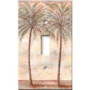   Switch Plate Cover Art Palm Trees Beach / Tropical S