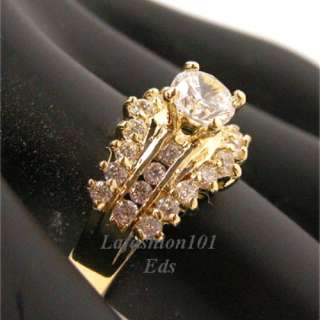 Best selling Gold Plated Women Bridal/Wedding Ring sz 5  