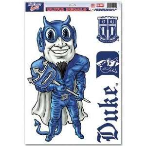  Duke Blue Devils Decal Sheet Car Window Stickers Cling 
