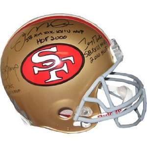  San Francisco 49ers Greats signed Full Size Proline Helmet 