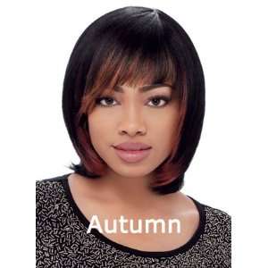    Sensationnel 100% Human Hair Wig Chic Bob Color# Autumn Beauty