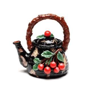  Spring   Terra Cotta Pottery Cherry   Cherry Teapot