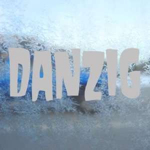  Danzig Music Rock Band Logo Gray Decal Window Gray Sticker 