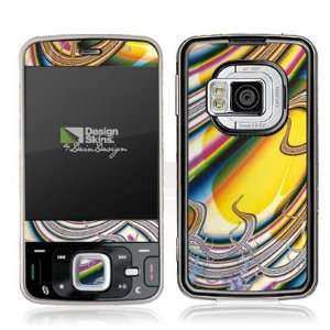  Design Skins for Nokia N96   Rainbow Waves Design Folie 