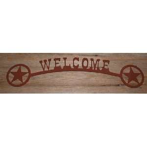  Texas Star Metal Cutout Welcome Sign