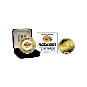 HIGHLAND MINT   LOS ANGELES LAKERS   2008 CONFERENCE CHAMPS   24KT 