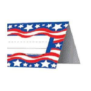  Patriotic Tented 2 Name Plates 36/PK Toys & Games