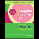Computer Adaptive Test for NCLEX RN 04 Edition, Saxton (9780323028660 