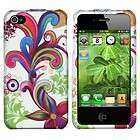 BIZARRE CARTOON FLOWERS HARD SHELL CASE COVER FOR APPLE IPHONE 4 4s 4G 