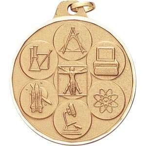 Science Award Medal   Gold (Includes Neck Ribbon)