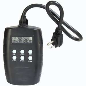  Double Outlet Outdoor Digital Timer