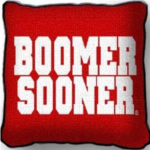  Univ of Oklahoma Boomer Sooner Pillow   10 x 13 Pillow 