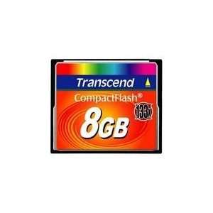   By Transcend 8GB Compact Flash Card (133x)   8 GB