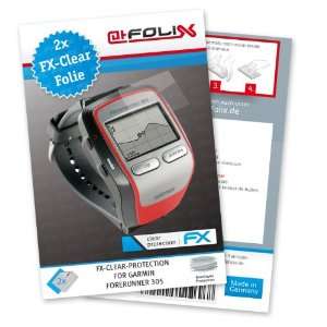  2 x atFoliX FX Clear Invisible screen protector for Garmin 