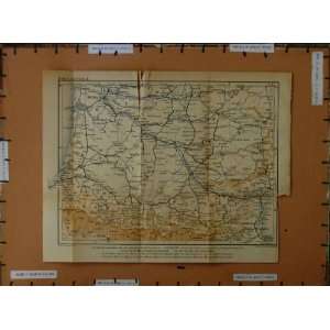  MAP 1902 FRANE BORDEAUX TOULOUSE SONNE BAYONNE PAU